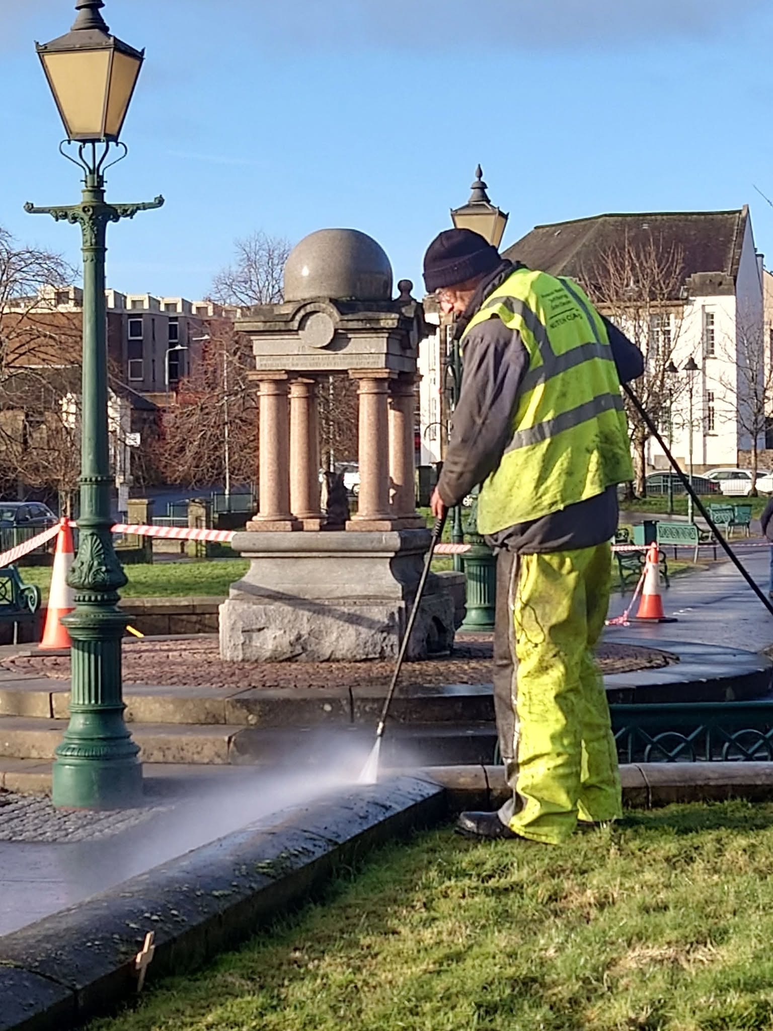 Stone cleaning
